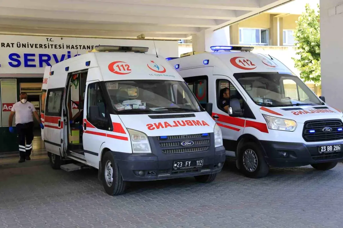 Elazığ'da Motosiklet Kazası: 2 Yaralı