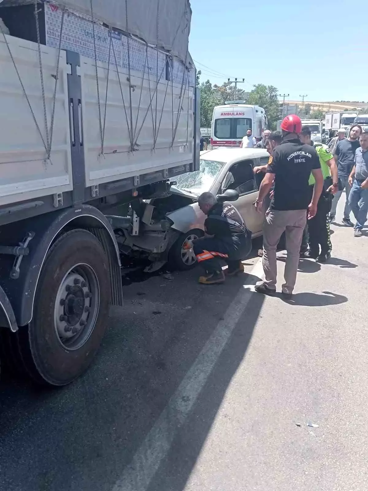 Elazığ'da Trafik Kazası: 1 Yaralı