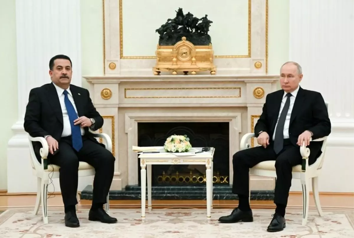 Irak Başbakanı Sudani ve Putin, Orta Doğu'daki Gerginlik Üzerine Görüştü