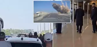 İran'dan jet misilleme! Füzenin düştüğü an kameraya böyle yansıdı
