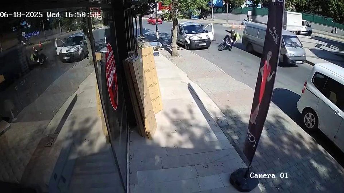 Kartal'da Motosiklet Kazası: Kapı Açılması Sonucu Yaralanma
