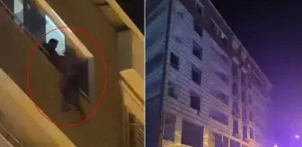 Kaza yaptıktan sonra babasına kızıp 6. kata çıktı