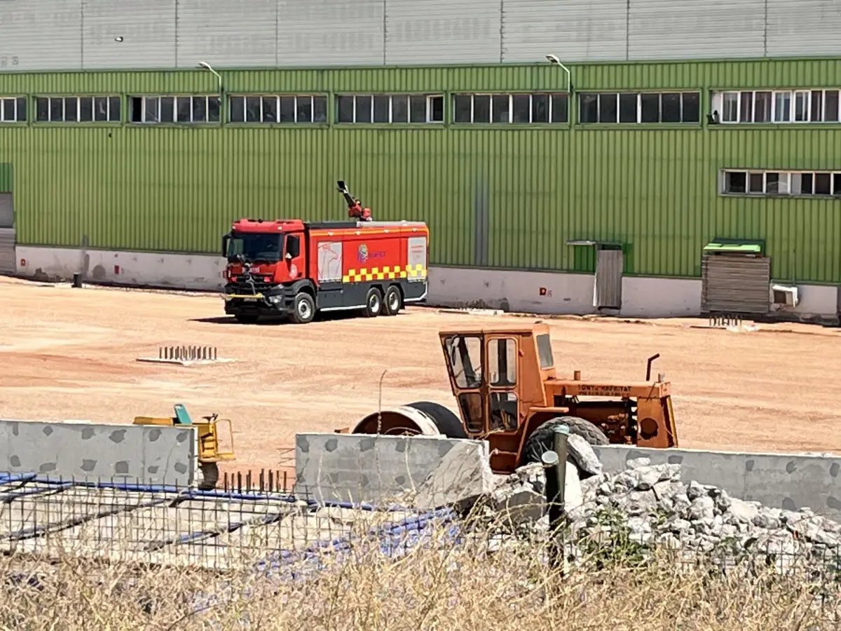 Kocaeli'de Kimya Fabrikasında Doğal Gaz Boru Hattı Delindi