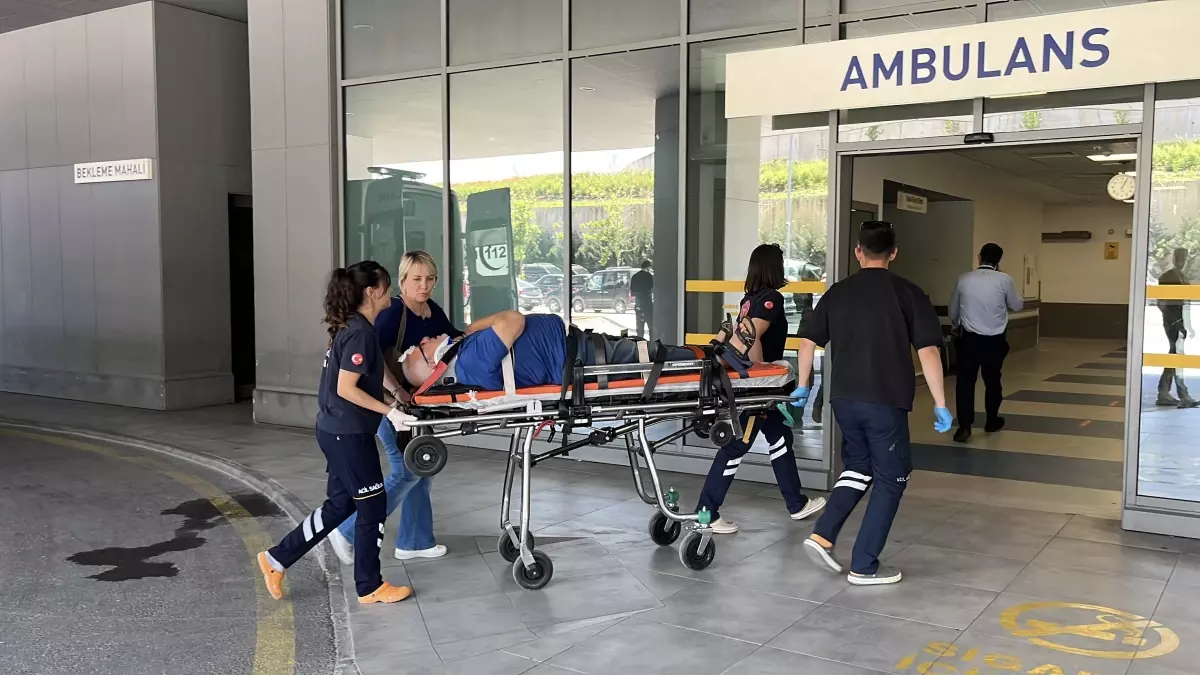 Kandıra'da Ağaca Çarpan Otomobilde İki Kişi Yaralandı