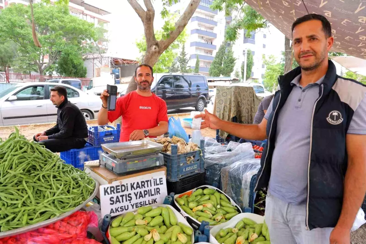 Kahramanmaraş'ta Pazarcı Esnafı Teknolojiyi Tezgahına Entegre Etti