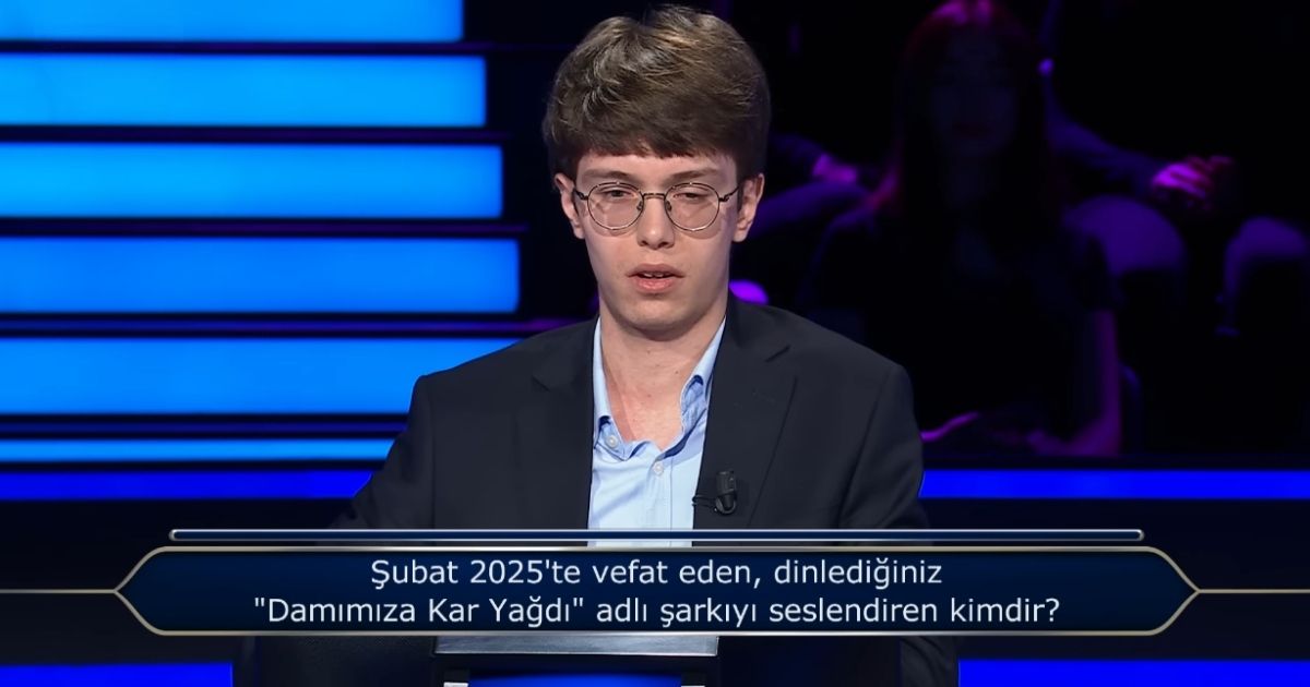 Şubat 2025'te vefat eden, dinlediğiniz ''Damımıza Kar Yağdı'' adlı şarkıyı seslendiren kimdir?