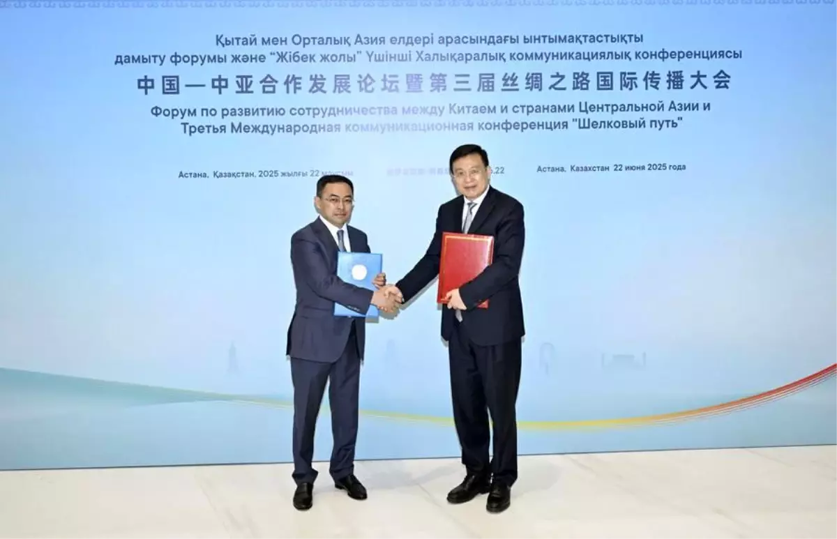 Xinhua ve Kazakistan Arasında Yeni Medya İşbirliği Anlaşması İmzalandı