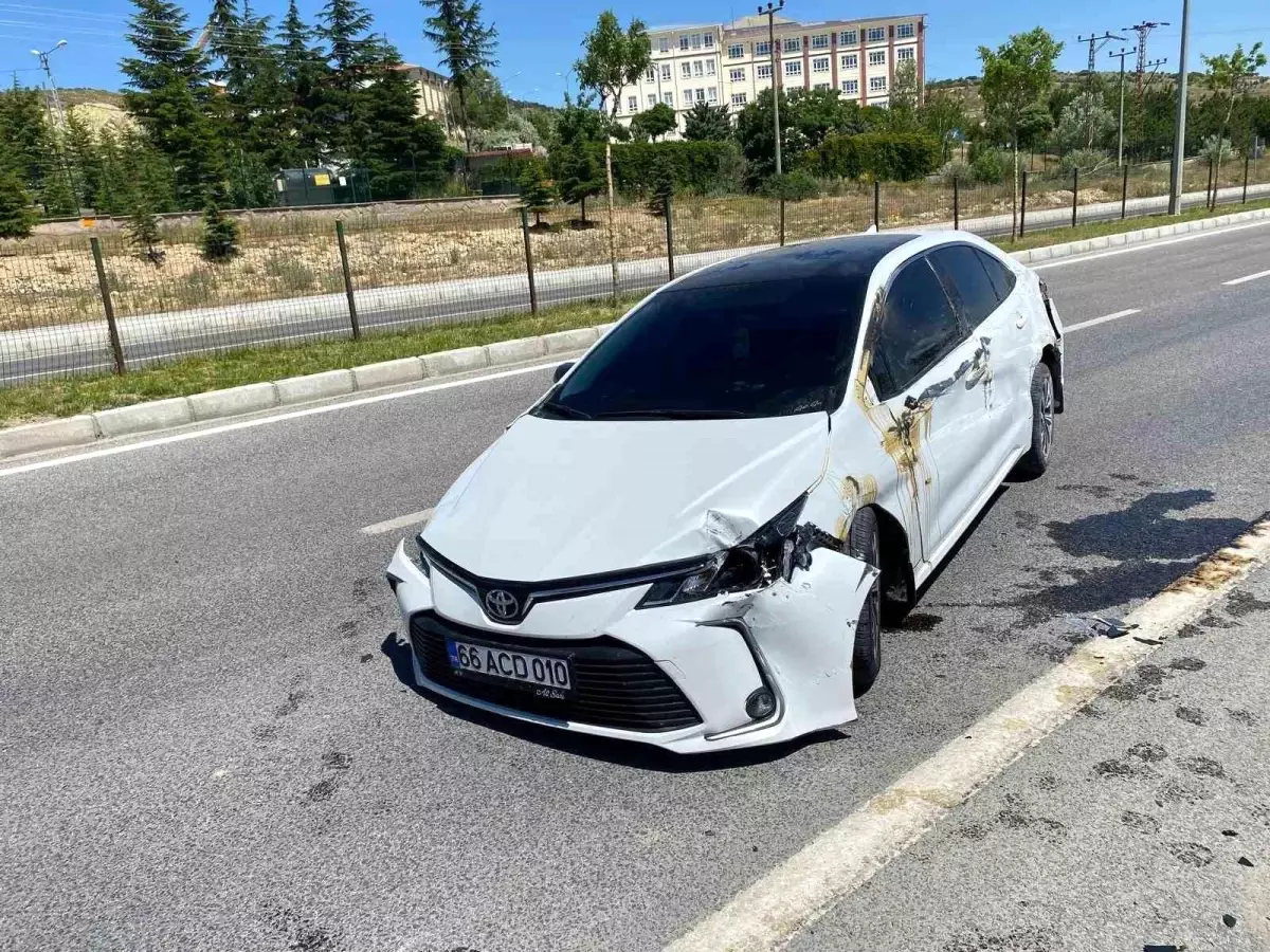Yozgat'ta Trafik Kazası: 2 Yaralı