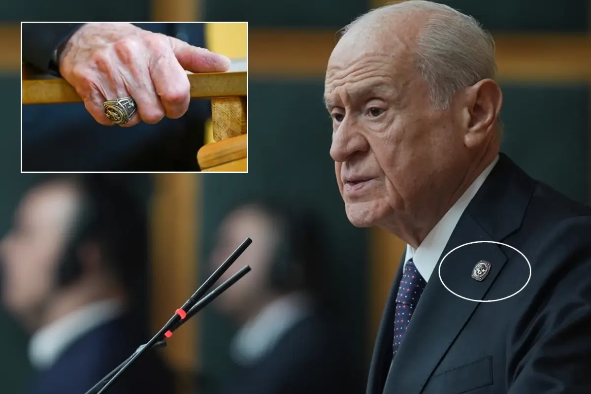 Bahçeli'nin yüzüğü ve rozeti dikkat çekti! İşte üzerindeki mesaj