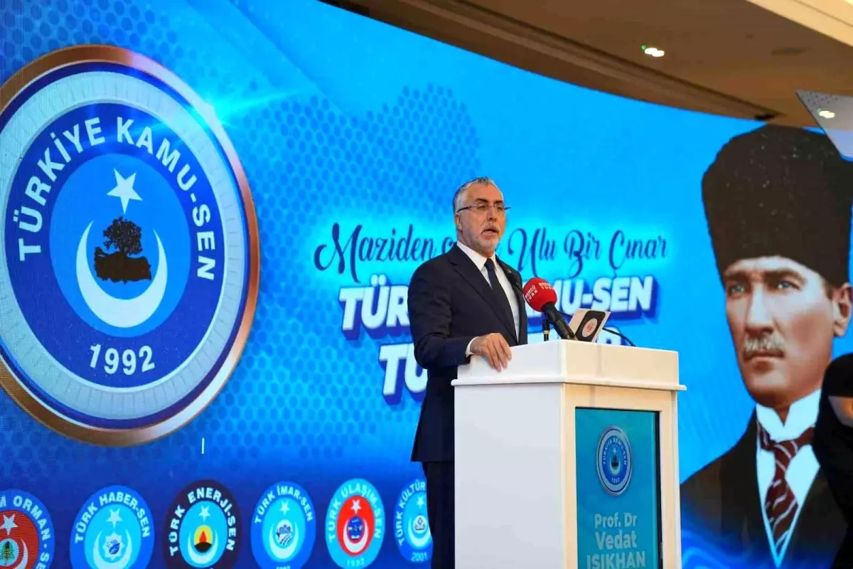 Bakan Işıkhan: "23 yılda kamuda sendikalaşma oranı yüzde 75'e ulaştı"