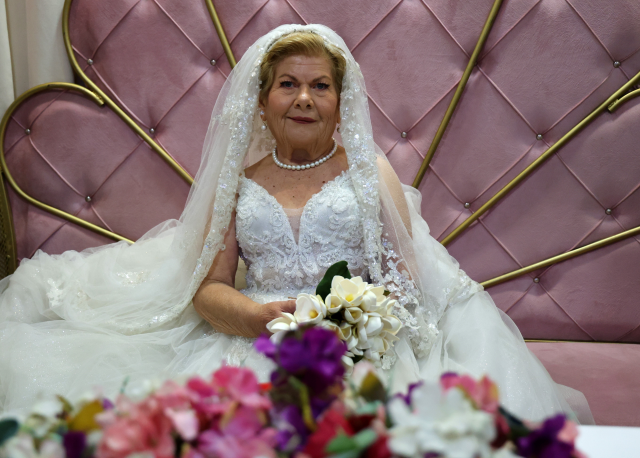 She wore a wedding dress at a symbolic wedding last year... She was found dead in the bushes