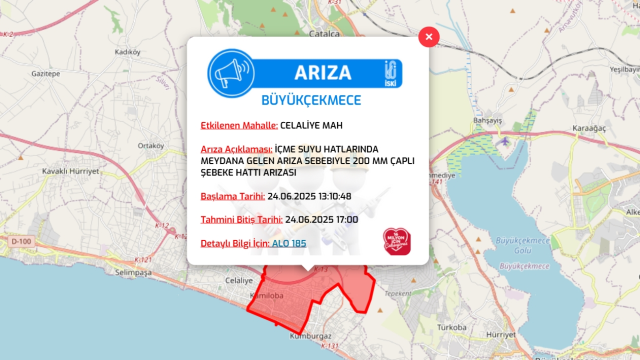 İstanbul BÜYÜKÇEKMECE su kesintisi! 24-25 Haziran İSKİ Büyükçekmece su kesintisi ne zaman bitecek, sular ne zaman gelecek?