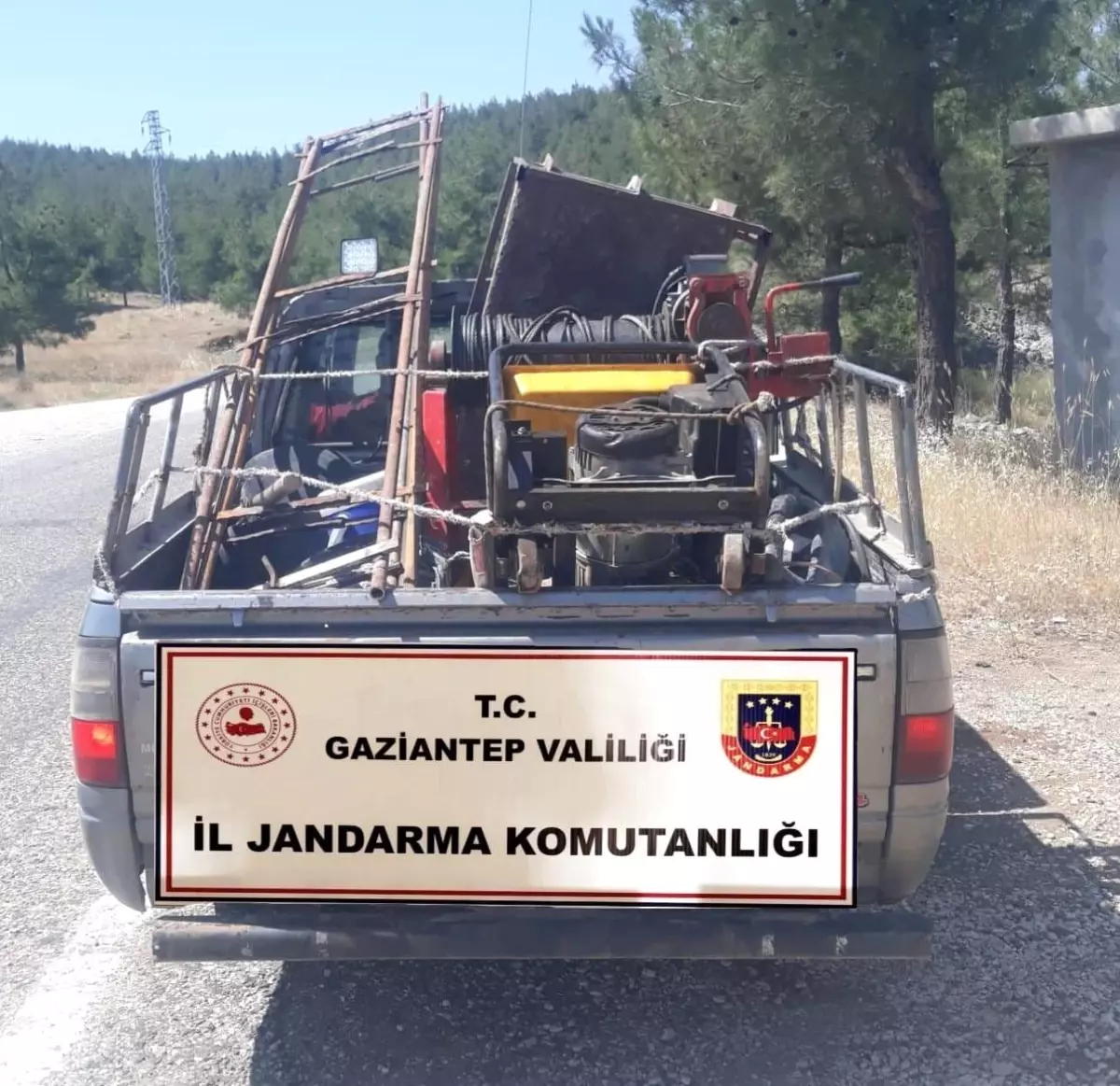 Gaziantep'te Kaçak Krom Madeni Operasyonu