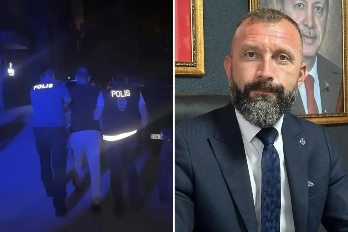 Kendisine saldıran komşusunu ağır yaralayan AK Partili ilçe başkanı tutuklandı
