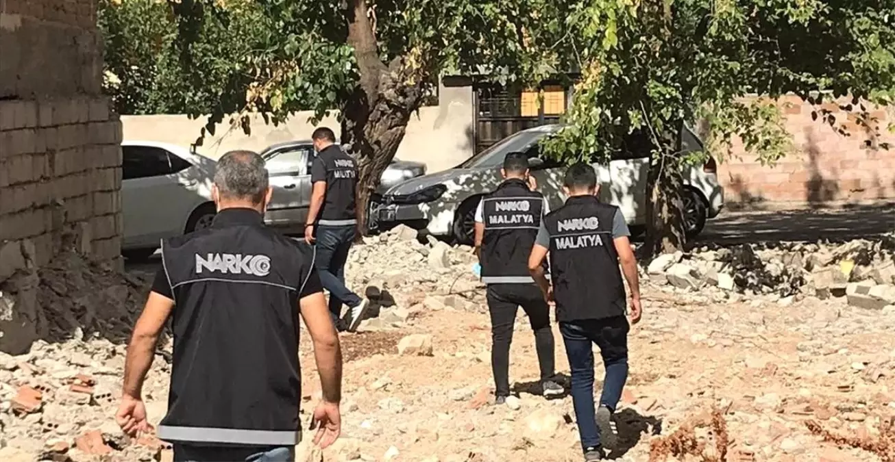Malatya'da Uyuşturucu Operasyonunda 4 Zanlı Tutuklandı