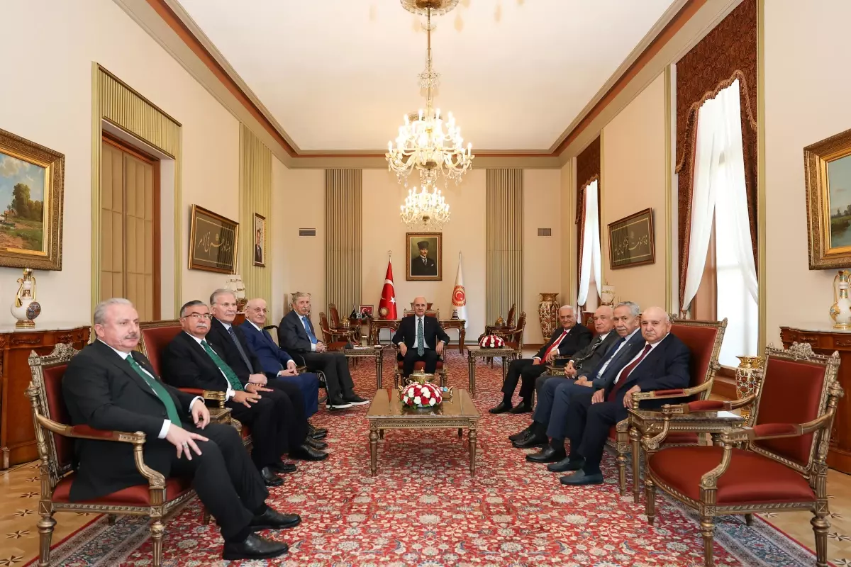TBMM Başkanı Numan Kurtulmuş Eski Başkanlarla Bir Araya Geldi