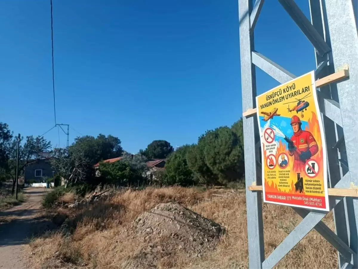 Üsküfçü Köyü'nde Yangın Hidrantları Yerleştirildi