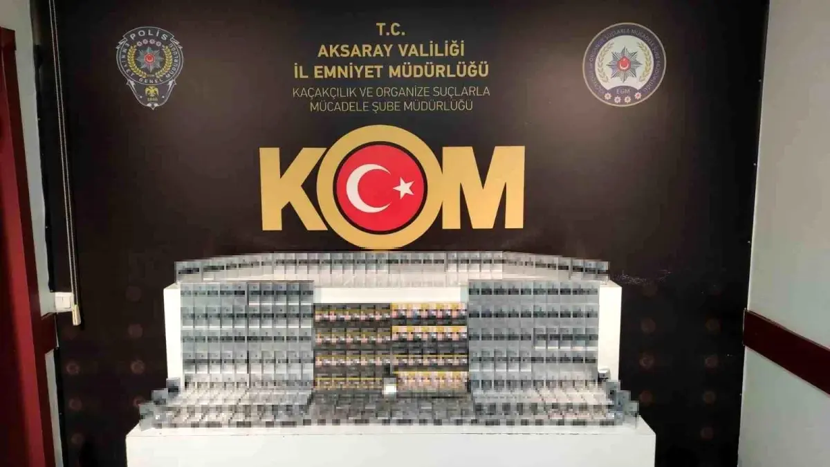 Aksaray'da Kaçakçılığa Yönelik Operasyon: 8 Gözaltı