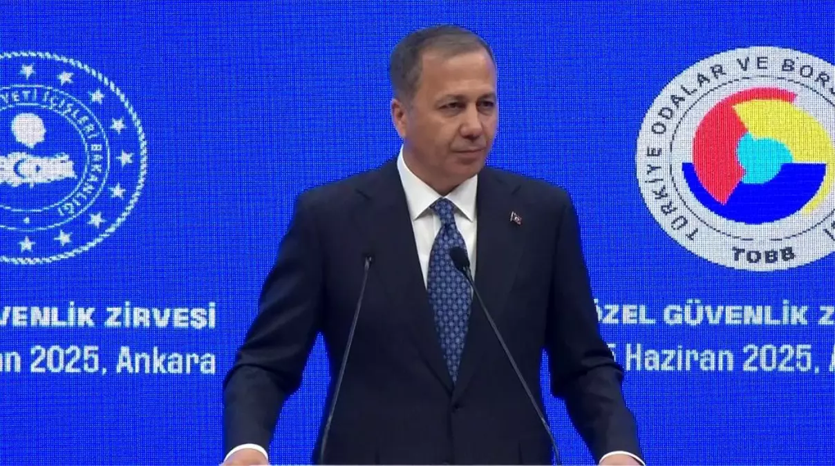 Bakan Yerlikaya: 'Özel güvenlik; artık kamu güvenliğinin tamamlayıcısı değil asli bir parçasıdır'