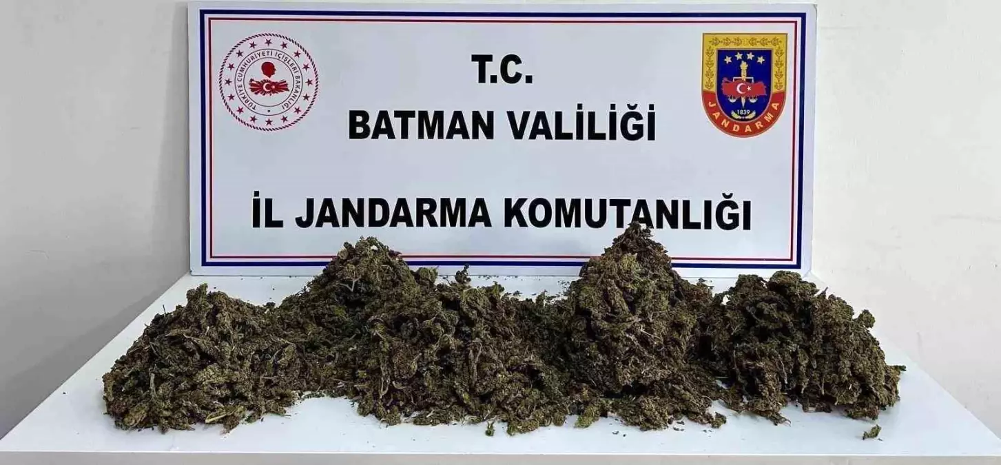 Batman'da 4 Kilogram Uyuşturucu ile Yakalanan Şüpheli Tutuklandı
