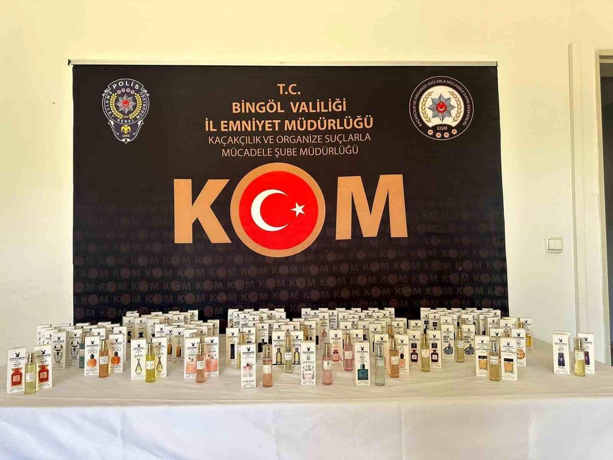 Bingöl'de Gümrük Kaçağı 136 Parfüm Ele Geçirildi