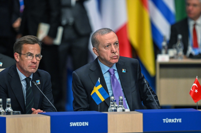 Diplomatic traffic from President Erdoğan at the NATO Summit