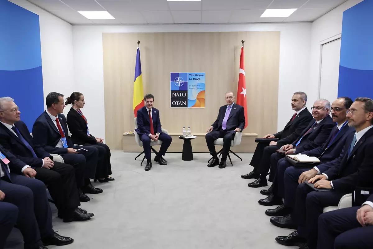 Cumhurbaşkanı Erdoğan, Romanya Cumhurbaşkanı Dan ile görüştü