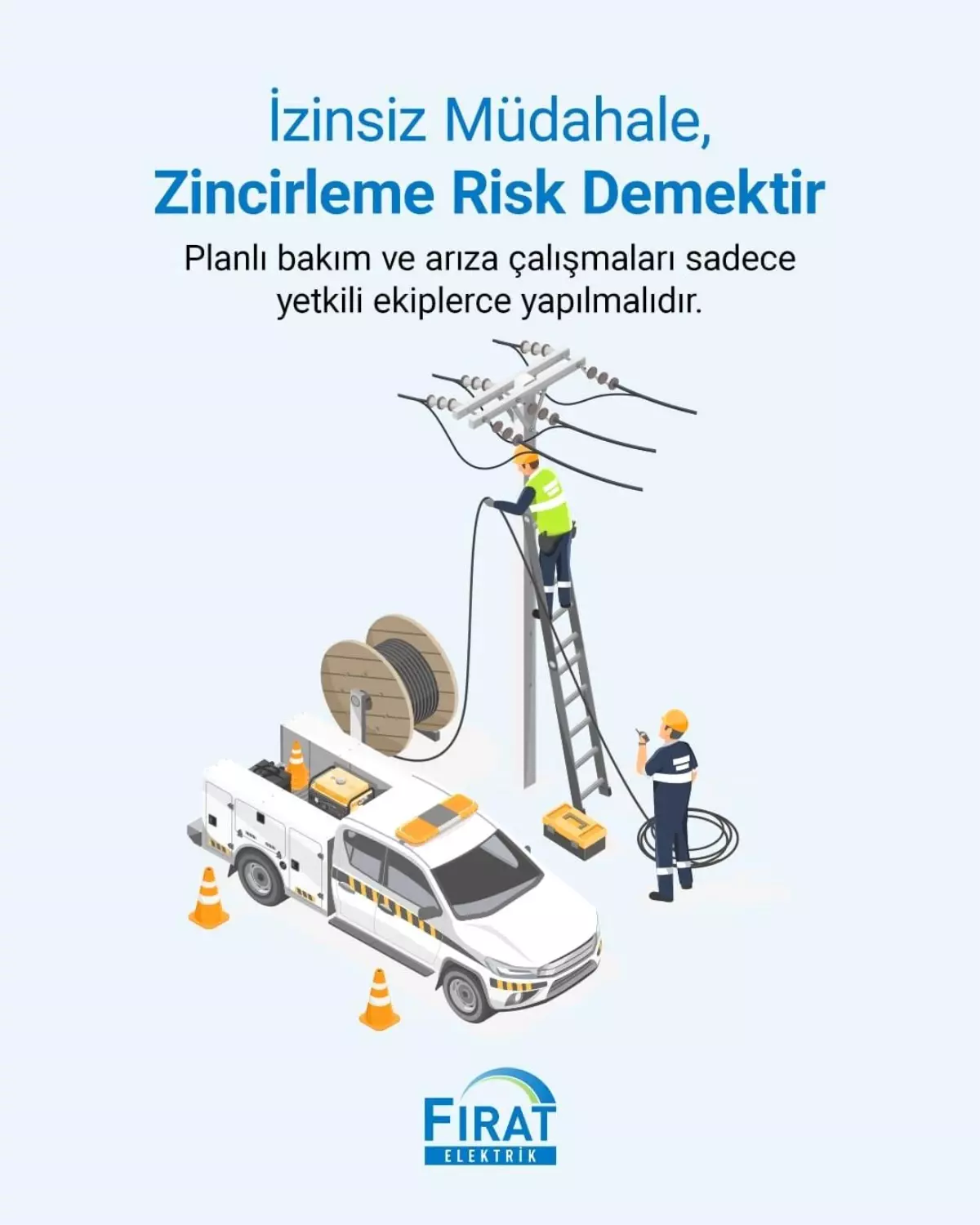 Fırat EDAŞ'tan Elazığ ve Çevresine Güvenli Elektrik Uyarısı
