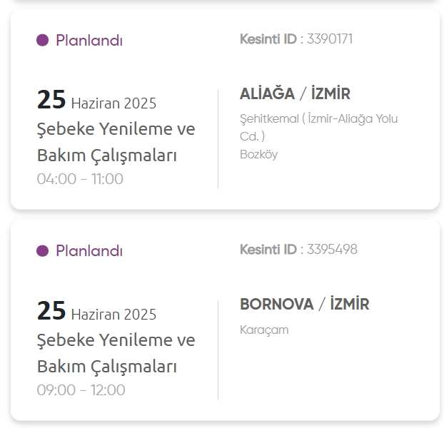 İzmir GEDİZ elektrik kesintisi! 25 Haziran İzmir'de elektrik kesintisi ne zaman bitecek, elektrikler ne zaman gelecek?