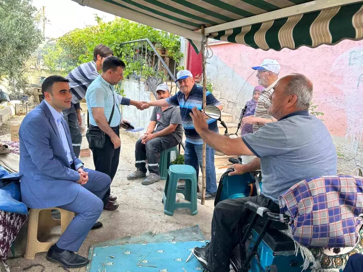 Kaymakam Kılıç, Yaşlıları Evlerinde Ziyaret Etti