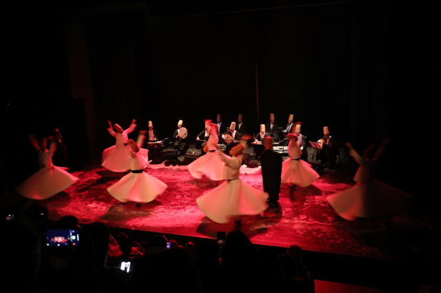 Sema performance by the Konya Metropolitan Municipality team in Tunisia