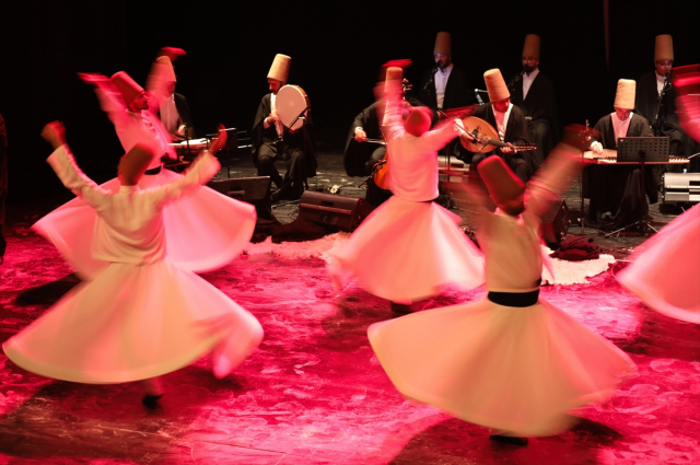 Sema performance by the Konya Metropolitan Municipality team in Tunisia