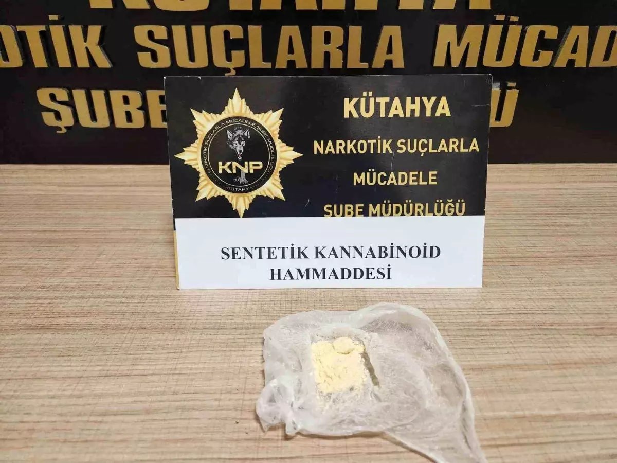 Kütahya'da Uyuşturucu Operasyonu: Bir Tutuklama