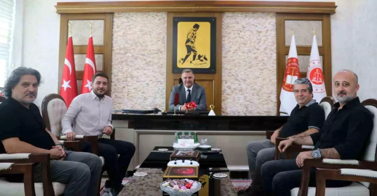 Başsavcı Tolgahan Öztoprak'a Veda Ziyareti
