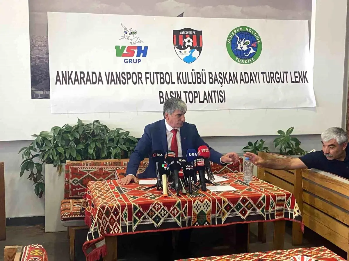 Vanspor FK Başkan Adayı Turgut Lenk'ten Süper Lig Hedefi