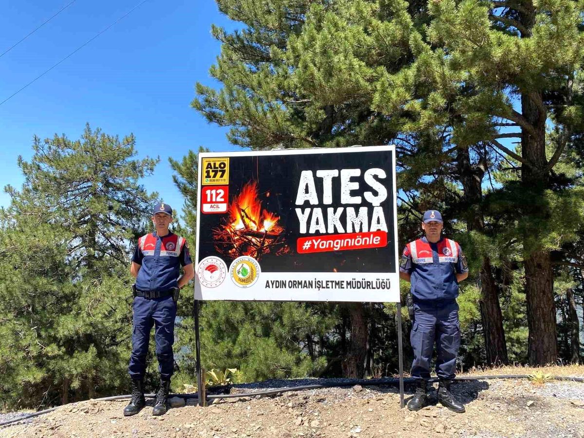 Aydın'da Orman Yangınlarına Karşı Bilgilendirme Etkinliği