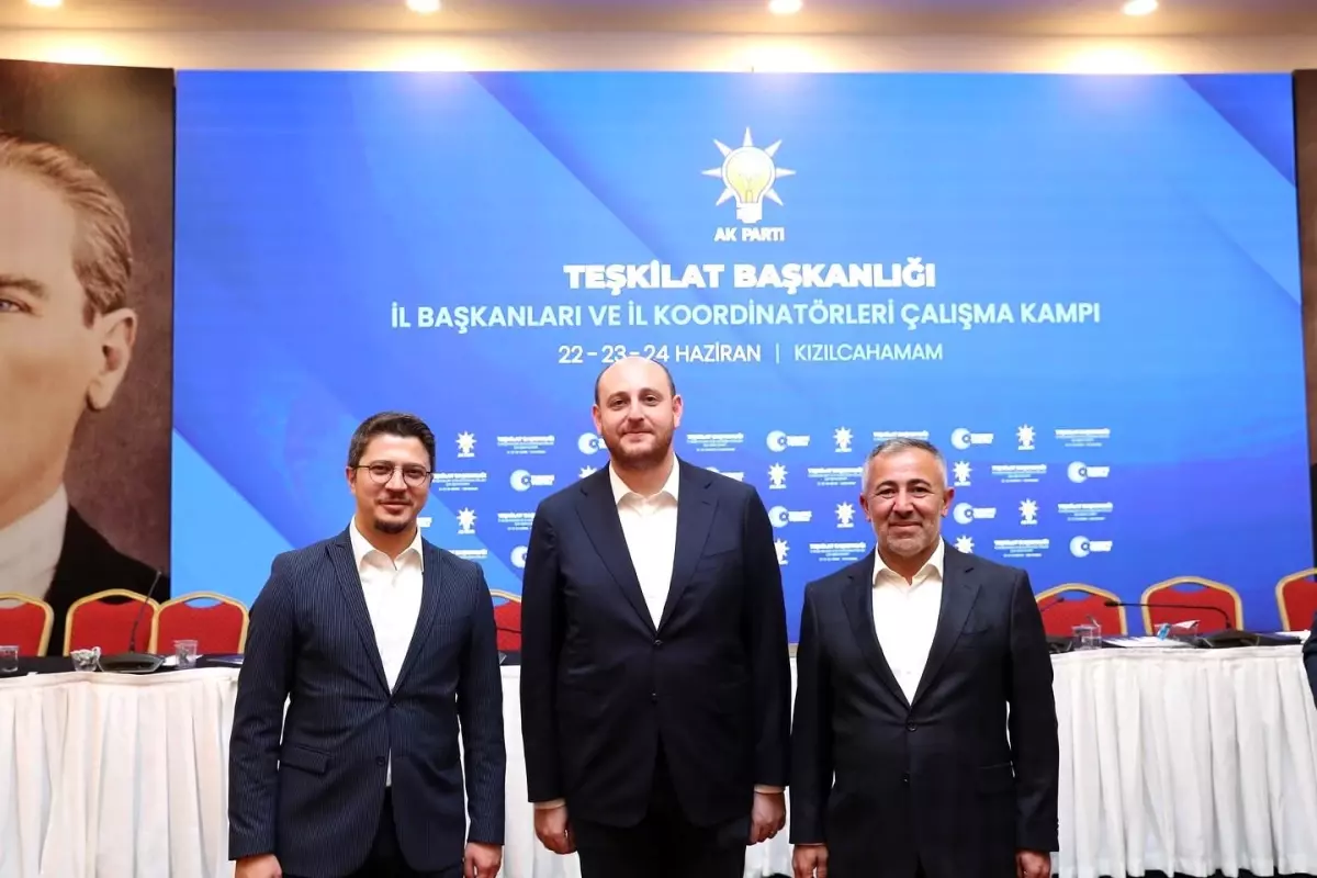 AK Parti Bilecik İl Başkanı Serkan Yıldırım Kızılcahamam Çalışma Kampı'nda