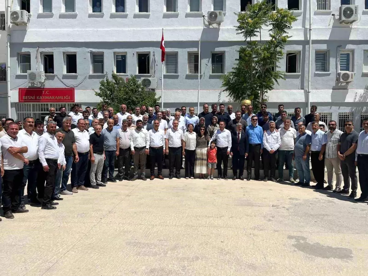 Besni Kaymakamı Çağlar Partal'a Duygusal Veda Töreni