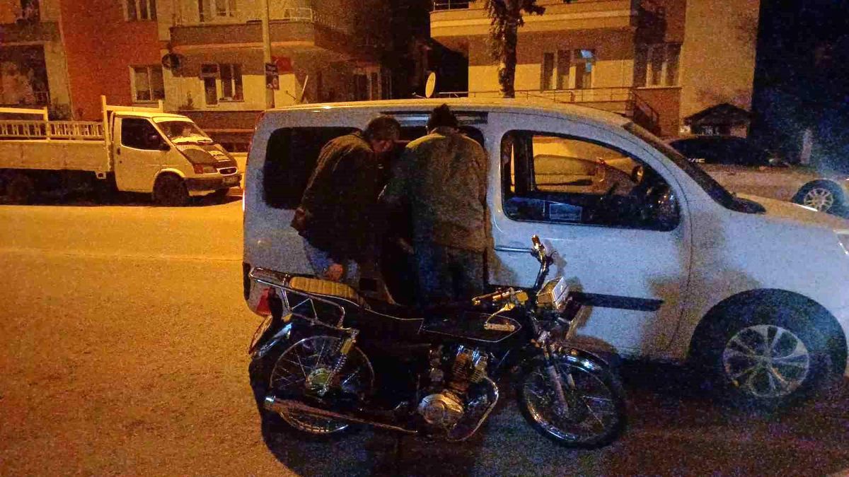 Çorum'da Motosiklet Çalan İki Çocuk Polisi Kovaladı