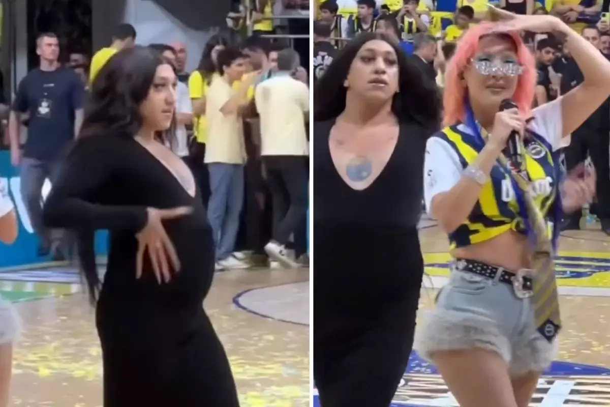 Fenerbahçe'nin şampiyonluk kutlamalarına damga vuran dansçı