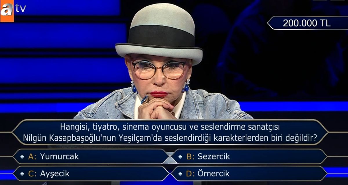 Hangisi, tiyatro, sinema oyuncusu ve seslendirme sanatçısı Nilgün Kasapbaşoğlu'nun Yeşilçam'da seslendirdiği karakterlerden biri değildir?