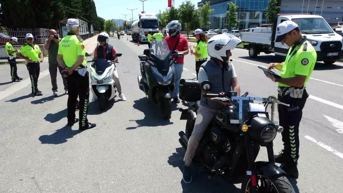 Ordu'da Dron Destekli Trafik Denetimleri Devam Ediyor