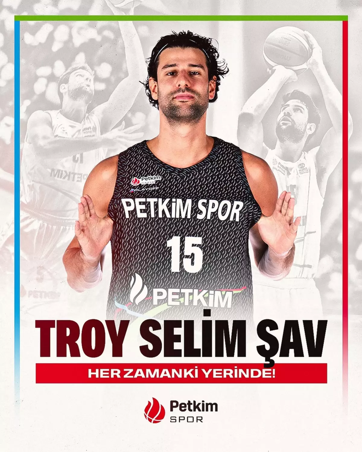 Aliağa Petkimspor, Troy Selim Şav ile Yeniden Anlaştı
