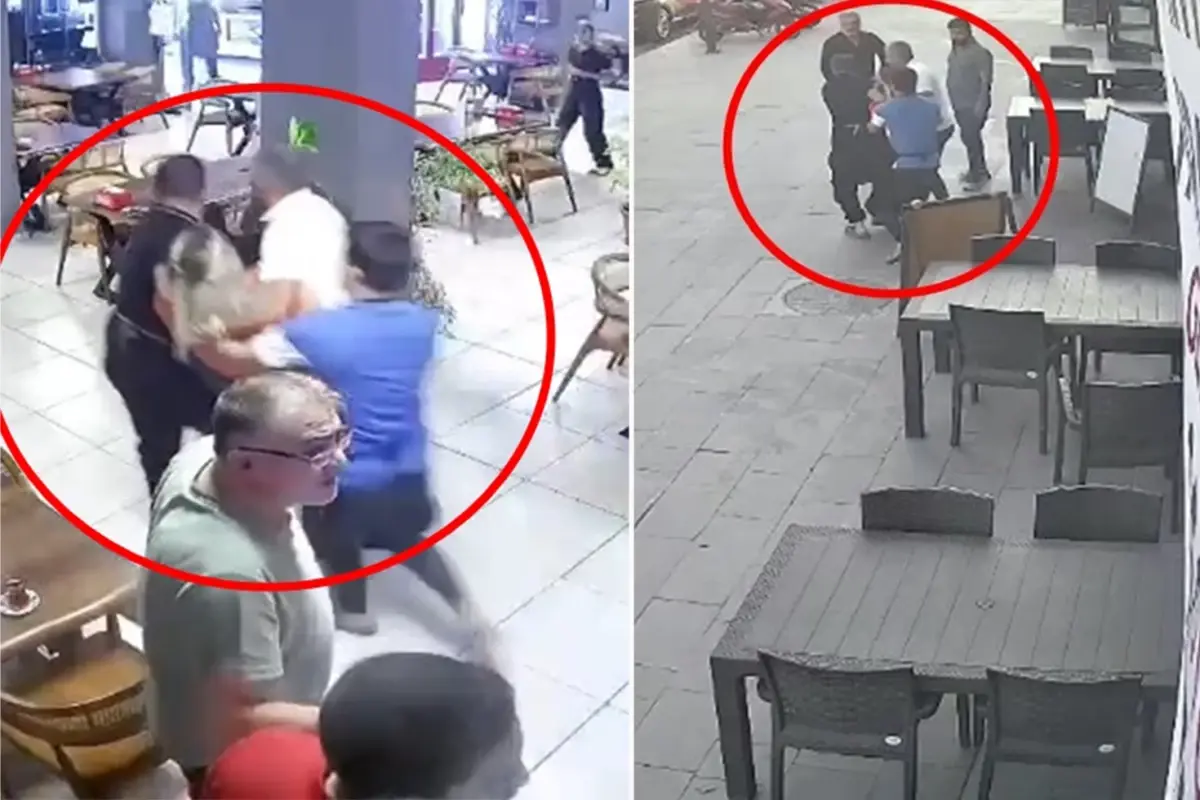 Lokantada bıçaklanarak öldürülen Gülizar'ın hastaneye götürülme anları kamerada
