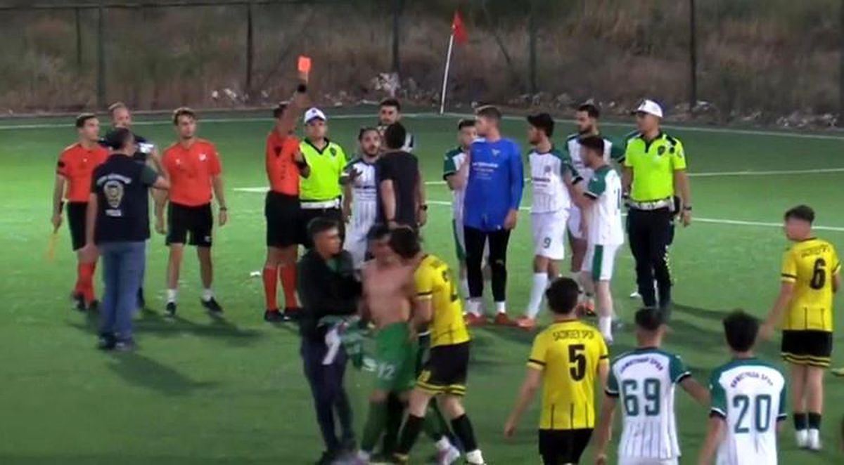 Amatör Maçta Tartışmalı Gol Kararı Gerginlik Yarattı