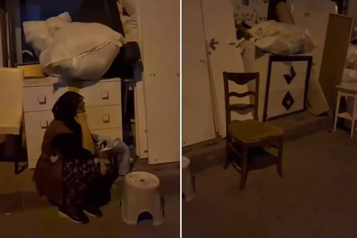 Talihsiz kadın gece yarısı sokakta kaldı, nedeni olayı gölgede bıraktı