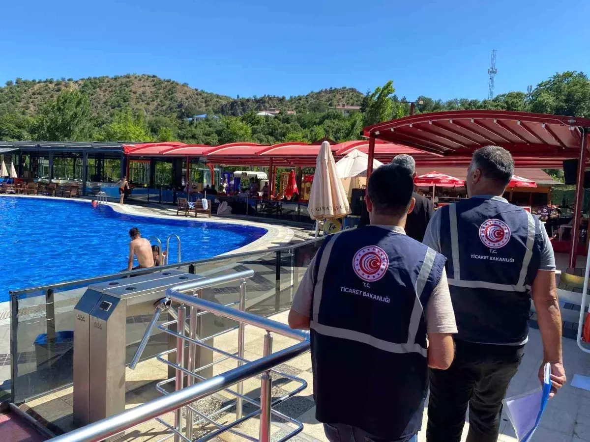 Tunceli'de Havuzlu Mekanlarda Denetim Yapıldı