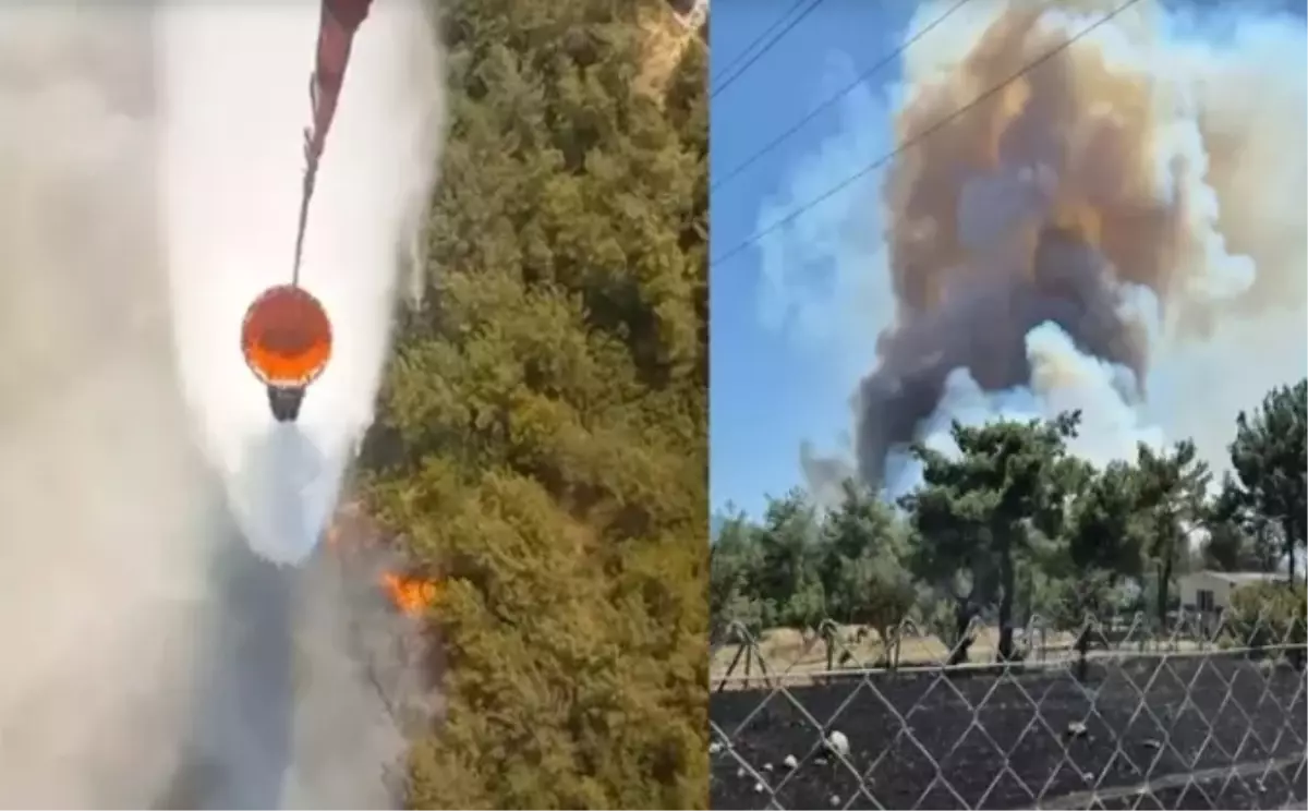 Bornova yangın söndü mü, devam ediyor mu?