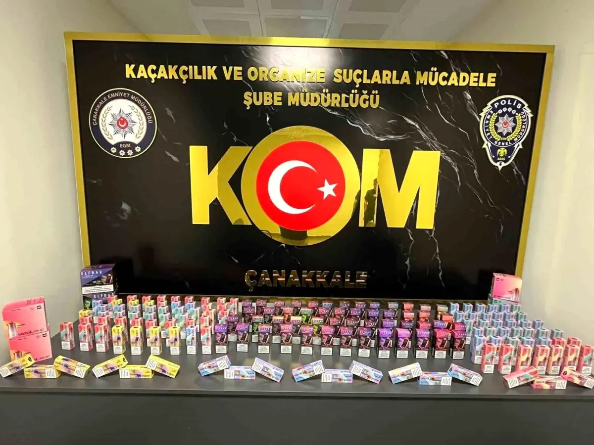 Çanakkale'de Kaçakçılık Operasyonu: 2 Bin Litre Etil Alkol ve Diğer Malzemeler Ele Geçirildi