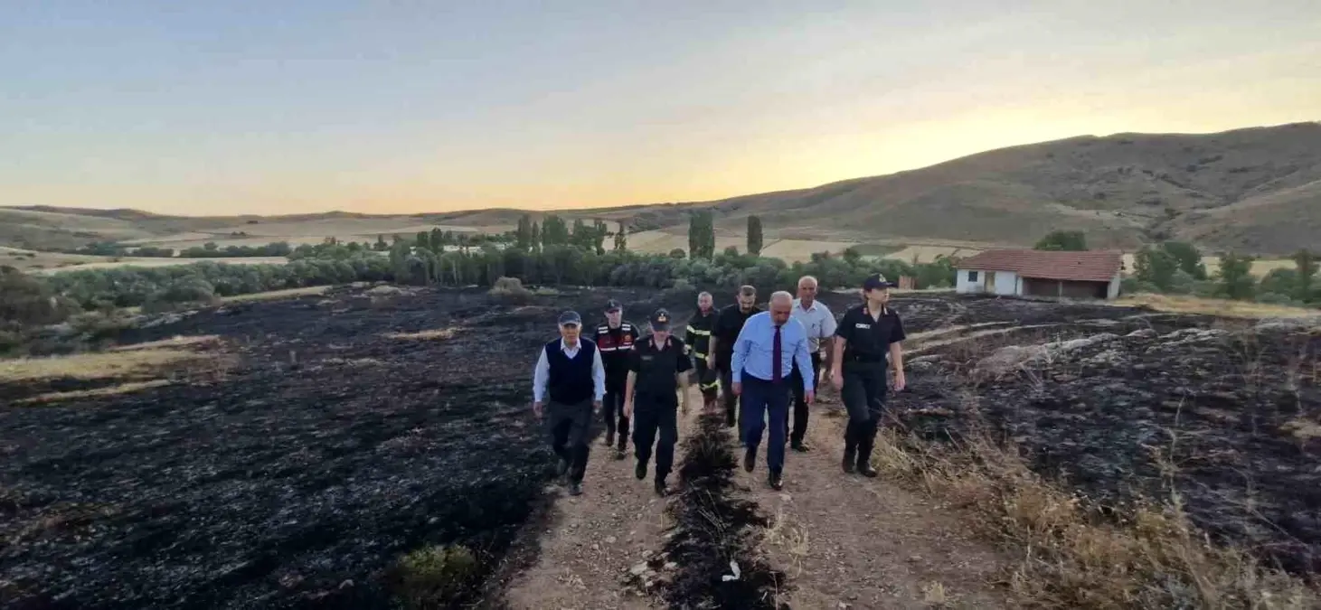 Çorum'da Yangın: 3 Ev Zarar Gördü, 160 Dönüm Arazi Küle Döndü